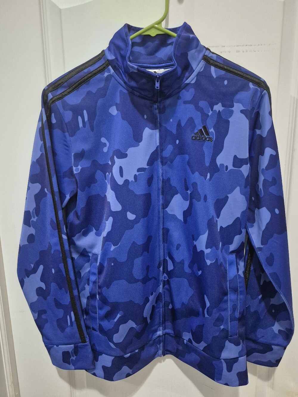 Adidas Kids' Blue Camo Track Jacket